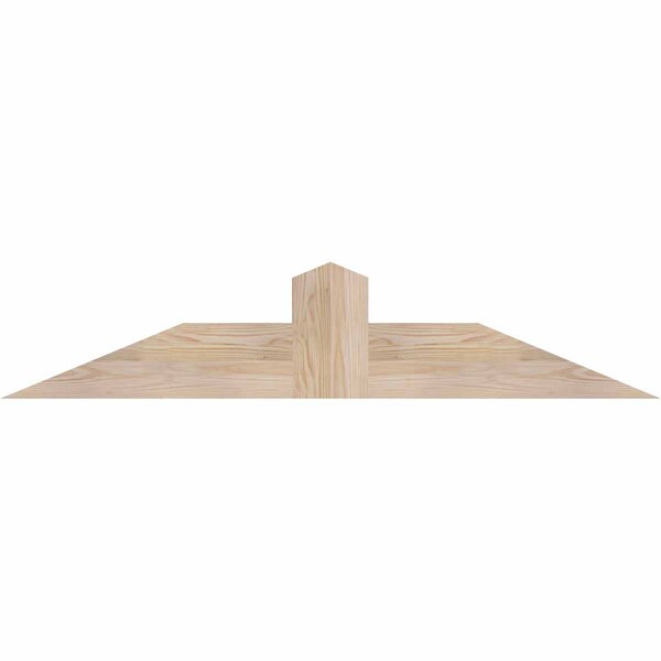Ekena Millwork Portland Smooth Timber Gable Bracket, Douglas Fir, 48"W x 10"H x 3 1/2"D x 5 1/2"F, 5/12 Pitch GBW048X10X0406POR00SDF - main